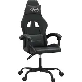 Syfax Gaming-Stuhl Schwarz Kunstleder