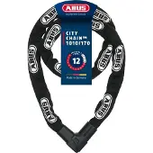 ABUS Kettenschloss CityChain 1010 – Sicherheitslevel 12, 170 cm, Schwarz
