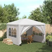 Prolenta Maison Exclusive - Partyzelt 3x3 m Weiß