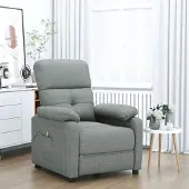 vidaXL "im " Massagesessel Dunkelgrau Stoff - Massagesessel CC15806