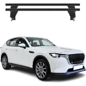 Menabo Dachträger Grundträger für Mazda CX-60 2022-2025 Alu Schwarz 2tlg