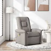 Prolenta Maison Exclusive - Massagesessel Taupe Stoff