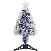 Syfax Künstlicher Weihnachtsbaum mit Beleuchtung 64 cm Glasfaser