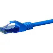Dsit CAT6a Netzwerkkabel 100% Kupfer - U/UTP - 7,50 meter - Blau
