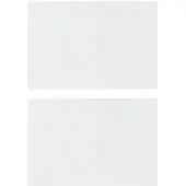 The Living Store Partyzelt-Seitenwände 2 Stück mit Reißverschluss PE Weiß