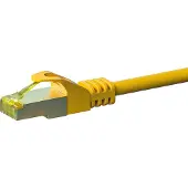 Dsit RJ45 Netzwerkkabel S/FTP (PiMF), mitCat.7 Rohkabel, Gelb, 20m (DC-77-200)