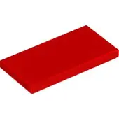 LEGO 250 Stück , Teil Nr. 87079, Rot (Red)