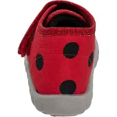 Fischer Kinder Hausschuh Mädchen Stiefel Allover Muster Flexi, Größe:21 EU, Farbe:Rot