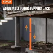 Vevor Verstellbarer Bodenheber Post House Bodenausgleichsheber Höhenbereich 54"-150"