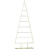 Syfax Metall Weihnachtsbaum Gold 150 cm Pulverbeschichteter Stahl