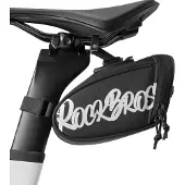 RockBros Fahrradsatteltaschen Satteltaschen Reflektierend MTB Sitztasche 0,8L Schwarz
