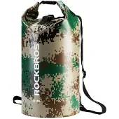 RockBros Dry Bag Wasserdicht Packsack für Wassersport, Strand Camouflage 30L