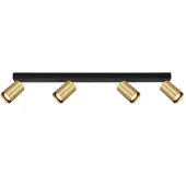 ITALUX Strahlerlampe NESTO SPL-23436-4-BK-GD