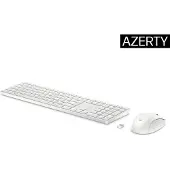 HP 650 Wireless-Tastatur und -Maus, Kabellos, RF Wireless, Membran Key Switch, QWERTY, Weiß, Maus enthalten