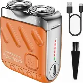 ITImport Elektrischer Reise-Rasierer USB Wasserdicht Kompakt R-12