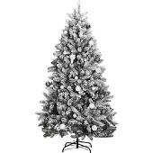 Syfax Künstlicher Weihnachtsbaum Klappbar mit Kugeln 300 LEDs 300 cm