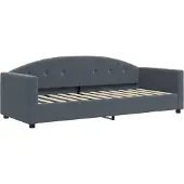 Syfax Tagesbett Dunkelgrau 80x200 cm Samt