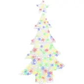 Syfax Weihnachtsbaum mit 100 LEDs Mehrfarbig 120 cm Acryl