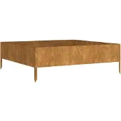 Syfax Hochbeet 100x100x33,5 cm Cortenstahl