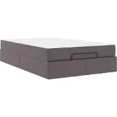 Syfax Bettgestell mit Matratze Sonstiges 2 pcs Grau PVC