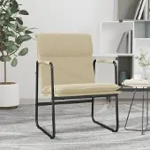 The Living Store Loungesessel Creme 55x64x80 cm Stoff