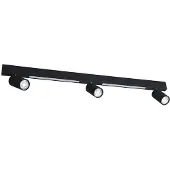 Zuma Line ZUMALINE LED-Deckenleuchte 3x GU10 2x LED 800 lm 3000K schwarz MANNARI S230757205