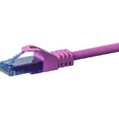 Dsit CAT6a Netzwerkkabel 100% Kupfer - U/UTP - 15 Meter - Rosa