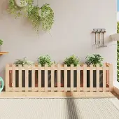 Prolenta Maison Exclusive - Hochbeet Lattenzaun-Design 200x50x50 cm Massivholz Kiefer