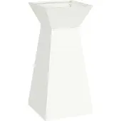 Syfax Säulen Pflanzer Weiß 35 x 35 x 73 cm