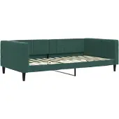 Syfax Tagesbett Dunkelgrün 100x200 cm Samt