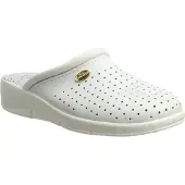 Dek - Damen Clogs, Leder DF2518 (36 EU) (Weiß)