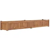 Prolenta Maison Exclusive - Hochbeet 200x30x25 cm Massivholz Teak