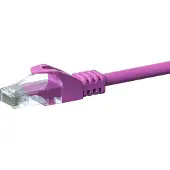 Dsit CAT5e Netzwerkkabel, U/UTP, 20 meter, Rosa, 100% Kupfer
