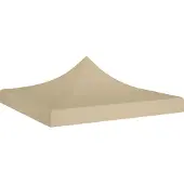 Prolenta Maison Exclusive - Partyzelt-Dach 3x3 m Beige 270 g/m²