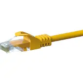 Dsit CAT5e Netzwerkkabel, U/UTP, 30 meter, Gelb, 100% Kupfer (DC-57-300)