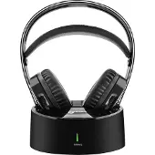 Geemarc Telecom , Headset mit Verstärker mit großer Reichweite, Schwarz