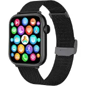 EKO , Angeschlossene Uhr mit 3 Armbändern Modell Inspiria, Schwarz