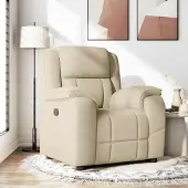 Prolenta Maison Exclusive - Relaxsessel Creme Stoff
