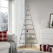 Prolenta Maison Exclusive - | Metall Weihnachtsbaum | 180 cm Pulverbeschichteter Stahl