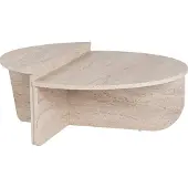 Dmora Couchtisch Wand 90x60x35h cm Beige Rechteckig