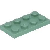 LEGO 250 Stück 3020 Platten Plates 2x4 Part Basic 250 Sandgrün