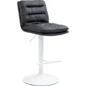 CLP Barhocker Damar Kunstleder chrom - hellbraun
