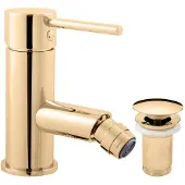 RAV copy of Bidetarmatur SEINA mit Siphon in Chrom oder Gold SLEZAK