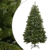 Syfax Künstlicher Weihnachtsbaum Klappbar mit Ständer Grün 240 cm