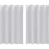 vidaXL Verdunkelungs-Vorhänge mit Ringen 2 pcs Helles Grau