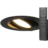 HOFTRONIC™ LED Einbaustrahler Rome 6W 500lm 2700K Schwarz IP44