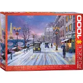 Empireposter 1000 Teile Puzzle Weihnachtsabend in Paris
