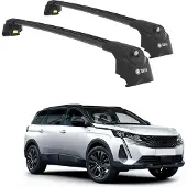 TURTLE DACHTRÄGER AIR-2 , Schwarz PEUGEOT 5008 T87 2017 - 2024 (SUV)