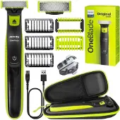 Philips OneBlade Rasierer QP2724/10, Etui + 2 Körperaufsätze