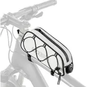 RockBros Road-to-Sky Fahrrad Rahmentasche, Oberrohrtasche, Wasserabweisend, 0,7L, Weiß